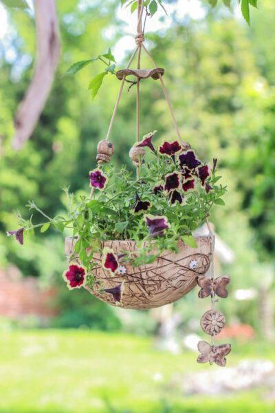 Halbschale 28 weiße Blüten