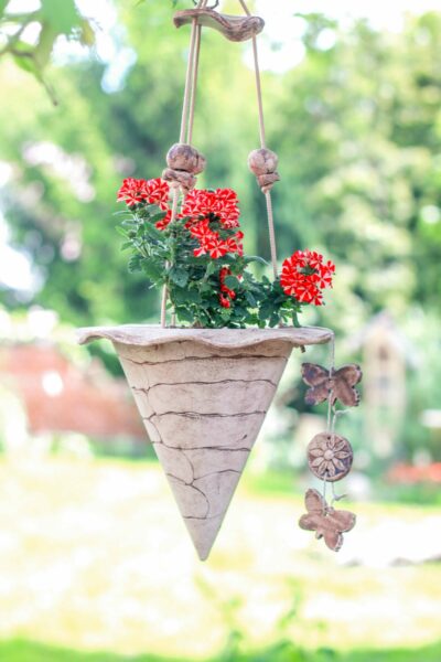 Blumenampel Zauberhut