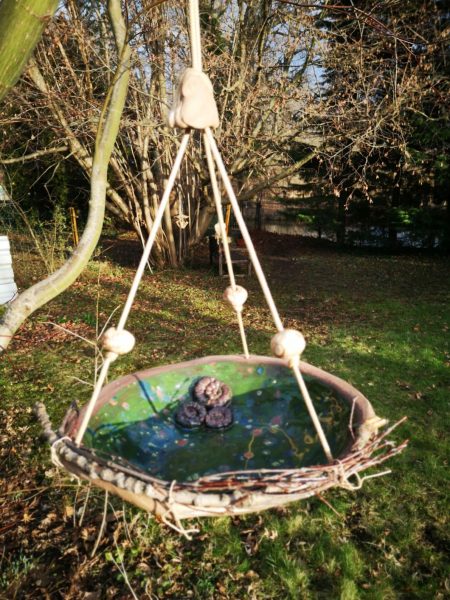 Vogeltränke Waldwiese groß hängen oder stellen